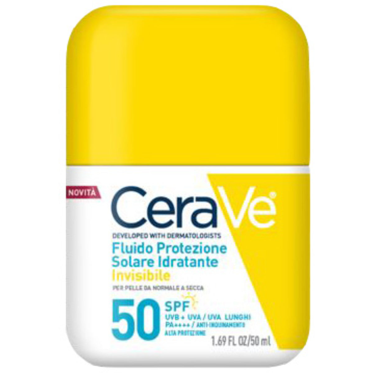 CeraVe | Fluido Viso Protezione Solare Idratante SPF 50+ | 50ml  