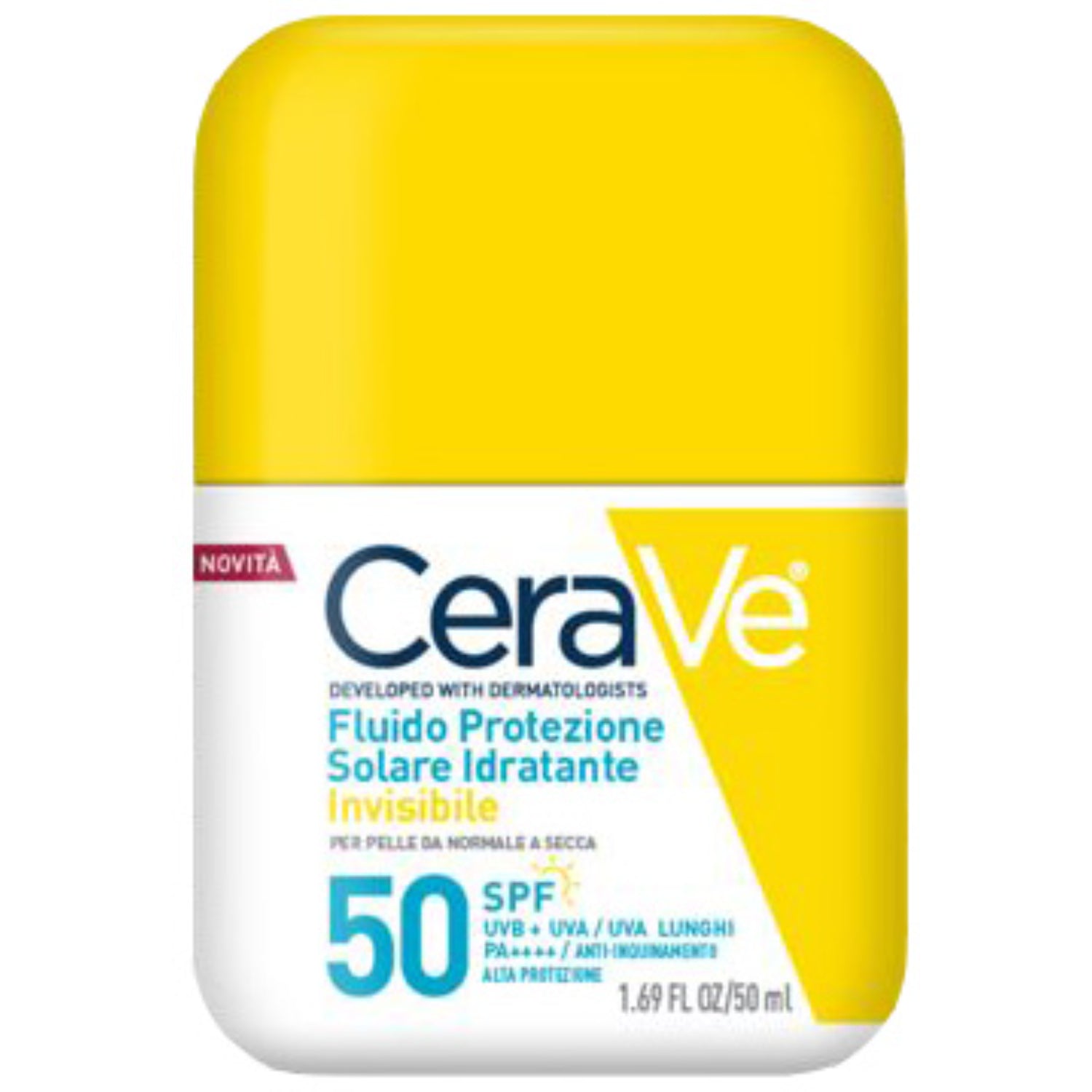 CeraVe | Fluido Viso Protezione Solare Idratante SPF 50+ | 50ml
