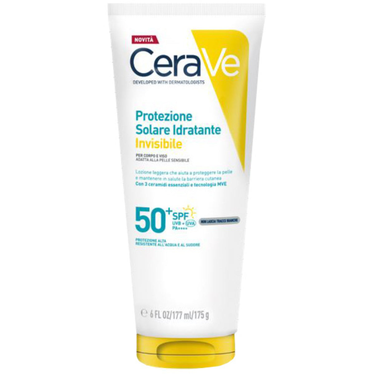 CeraVe | Protezione Solare Idratante Invisibile Corpo SPF 50+ | 177ml  