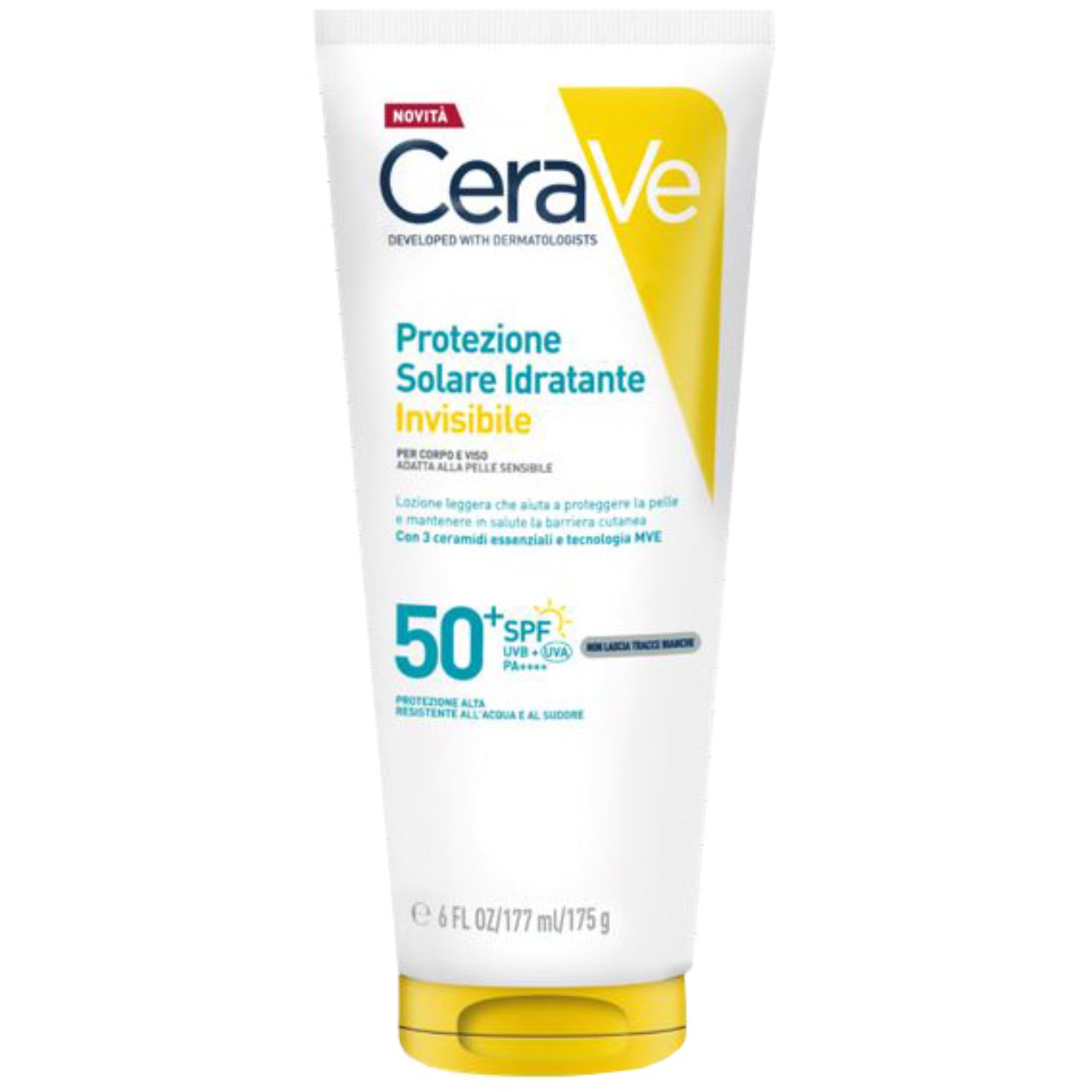 CeraVe | Protezione Solare Idratante Invisibile Corpo SPF 50+ | 177ml
