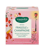 Neavita Segnalibro Infusi da Favola Fragole e Champagne Rosso - 1 filtro  