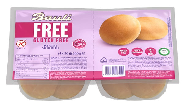 BAULI FREE PANINI MORBIDI 4PZ  