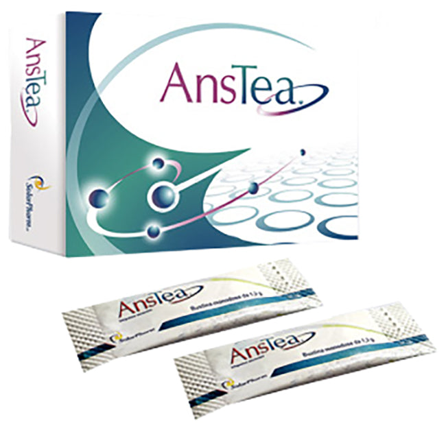 Anstea | Integratore Rilassamento e Stress con L-Teanina e Zafferano | 20 Stick
