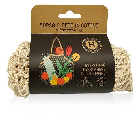 BORSA A RETE IN COTONE