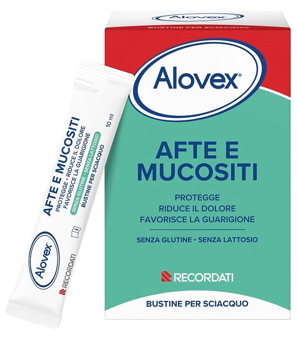 Alovex Afte e Mucositi | Collutorio | 20 Bustine  