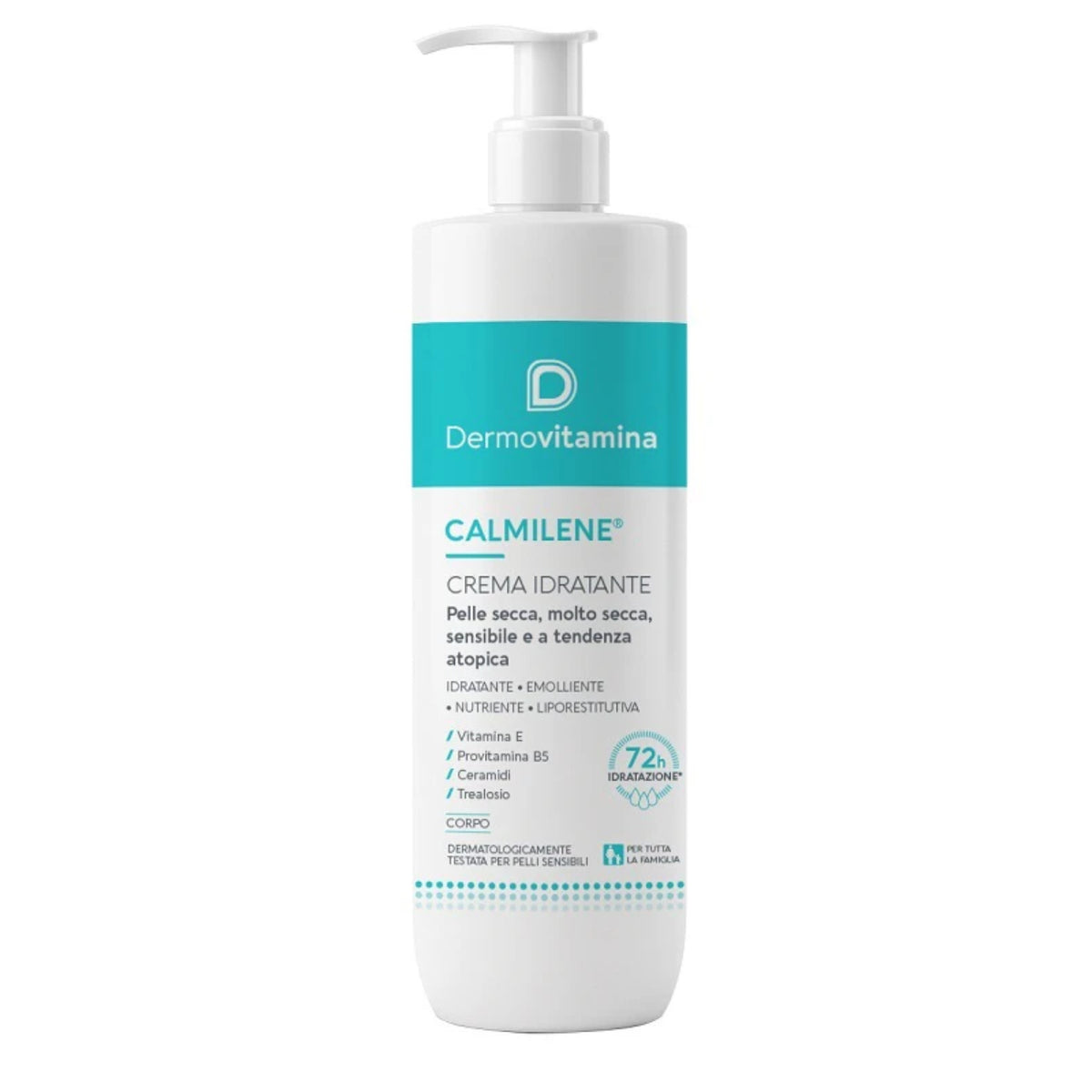 Dermovitamina Calmilene | Crema Idratante Pelle Secca Sensibile | 250ml  