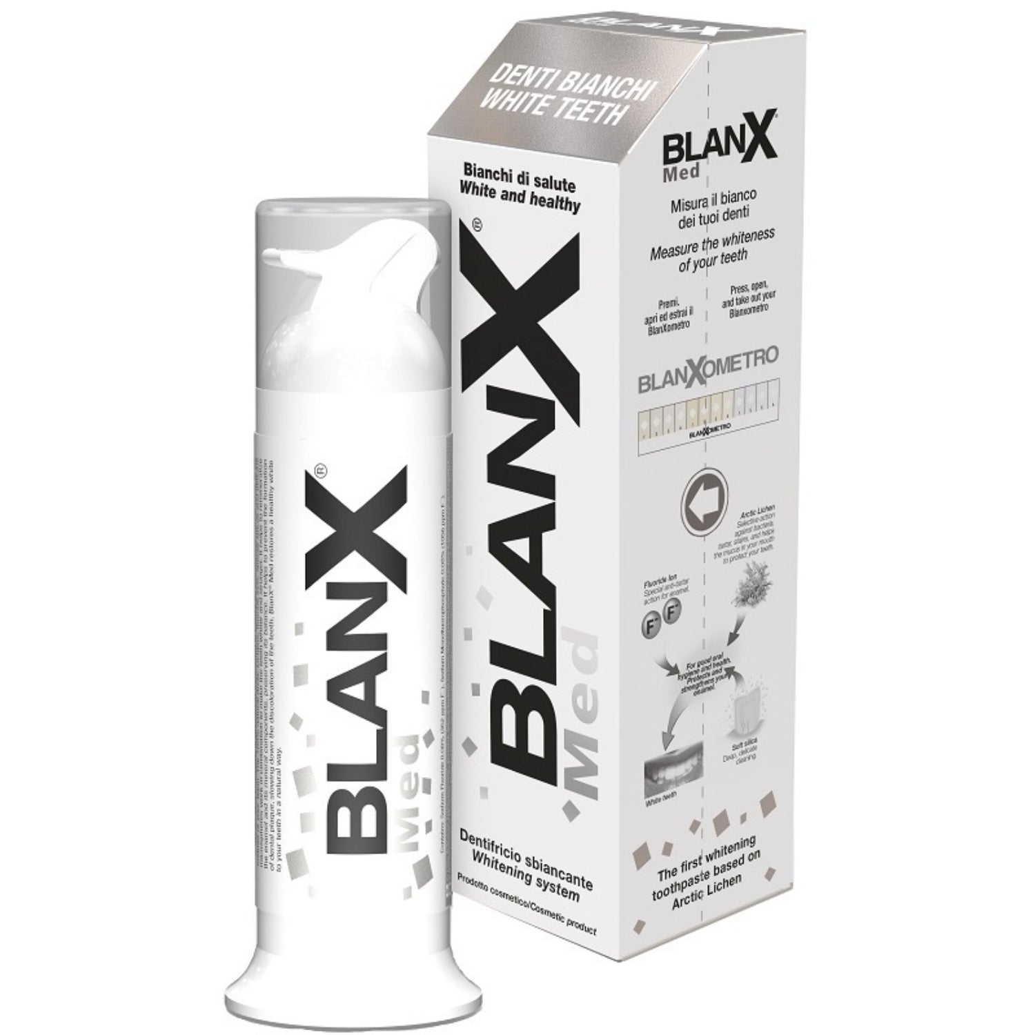 BlanX Med Denti Bianchi dentifricio sbiancante 75 ml