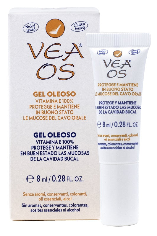 VEA OS | Gel Oleoso Vitamina E Mucose Orali Ipoallergenico | 8 ml 2 