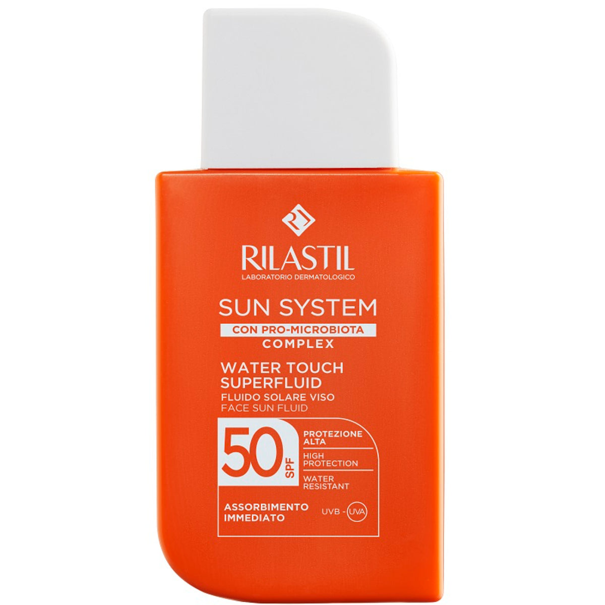Rilastil Sun Water Touch | Superfluid Solare Viso SPF50 | 50 ml  
