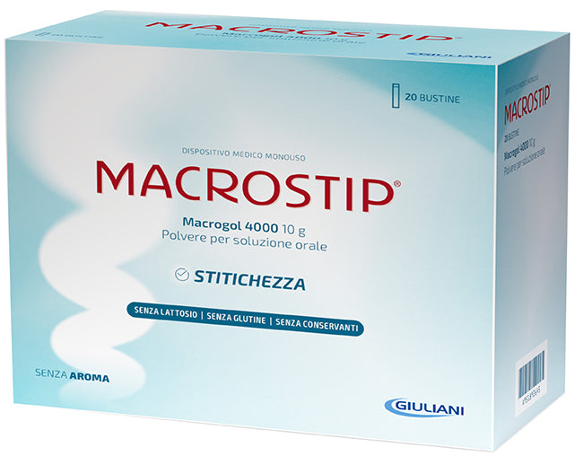 Macrostip dispositivo medico stitichezza Macrogol 4000 20 Bustine