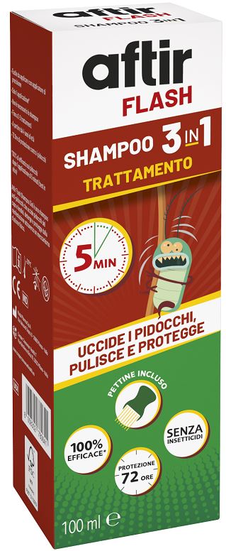 AFTIR FLASH SHAMPOO 3IN1 100ML  