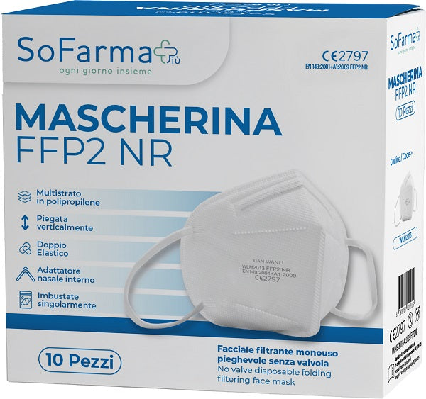 MASCHERINA FFP2 BI 10PZ SOFARM  