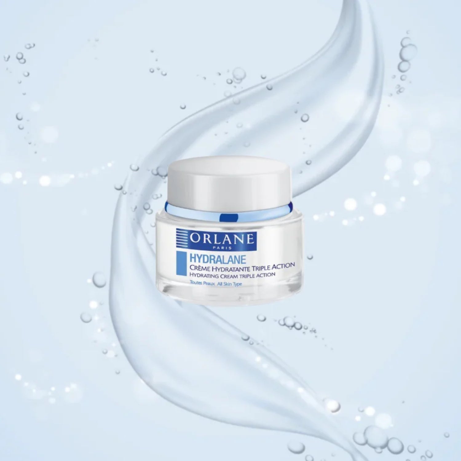 Orlane Hydralane Crème Hydratante Triple Action | Crema Viso Idratante Tutti i Tipi di Pelle | 50ml