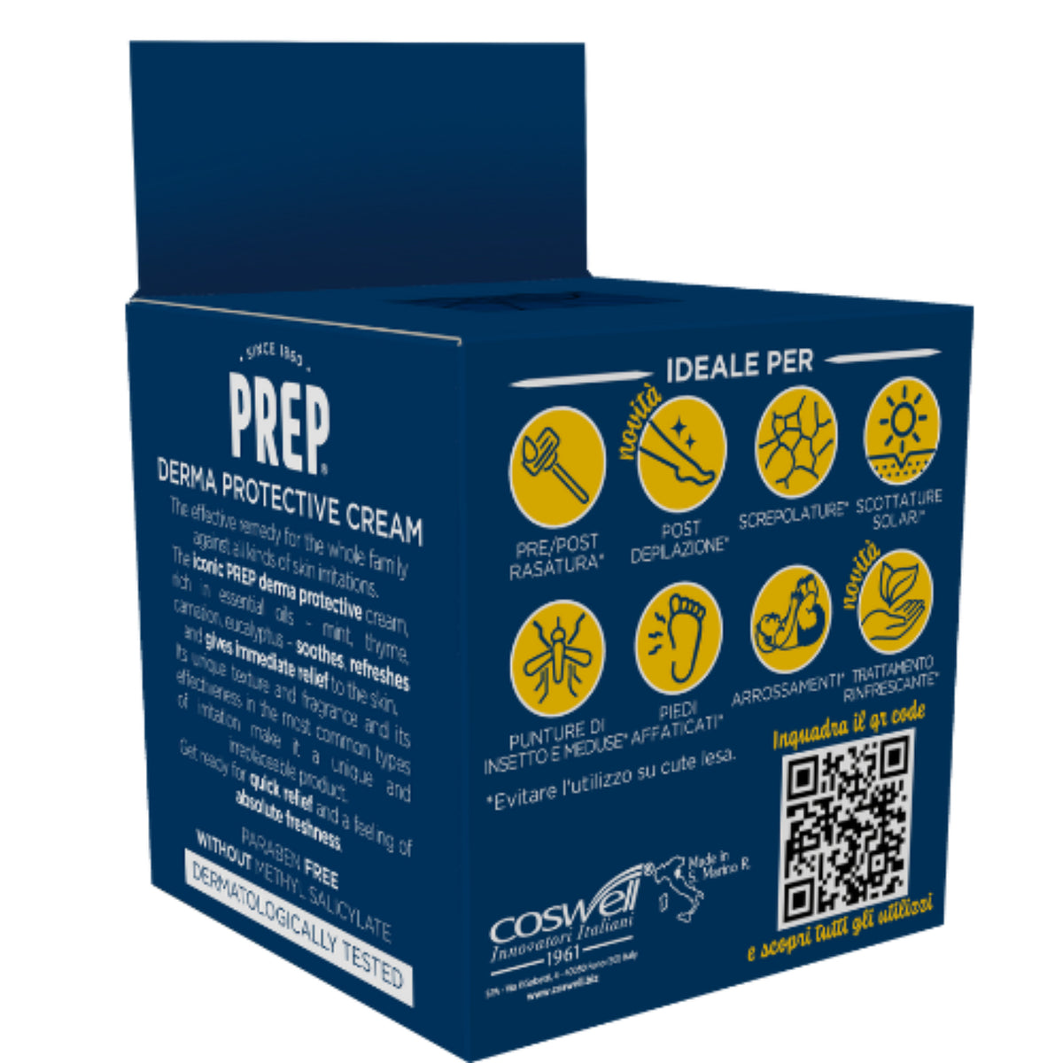 Prep | Crema Dermoprotettiva Lenitiva Oli Essenziali | 75ml 3 