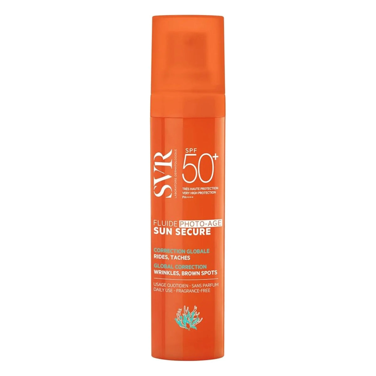 Svr - Sun Secure Fluide Photo Age Spf50+ Fluido Viso Invisibile Anti-Età Protezione Solare Molto Alta 40ml  