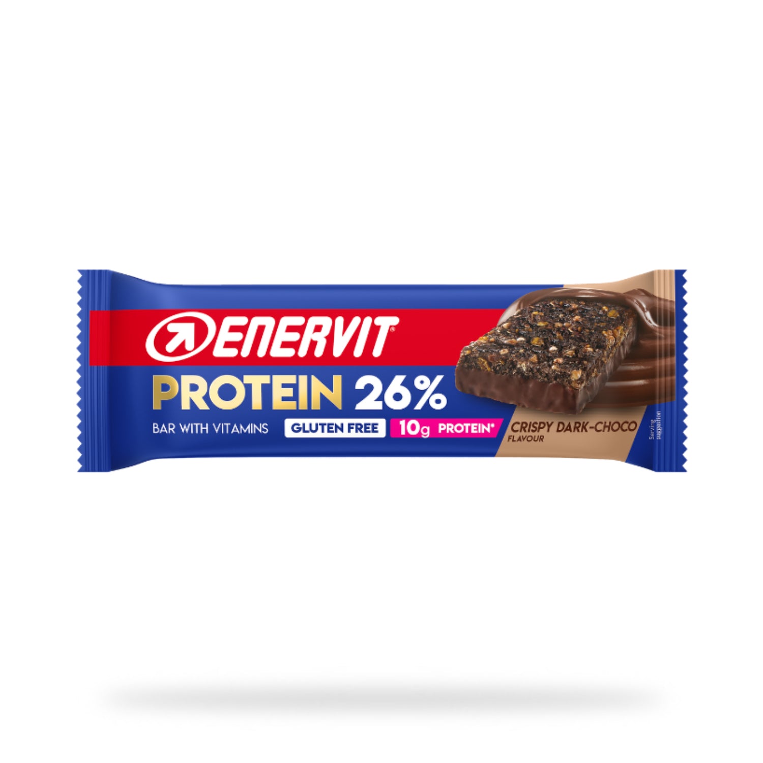 Enervit Protein 26% Crispy Dark Choco | Barretta Proteica | 40 g