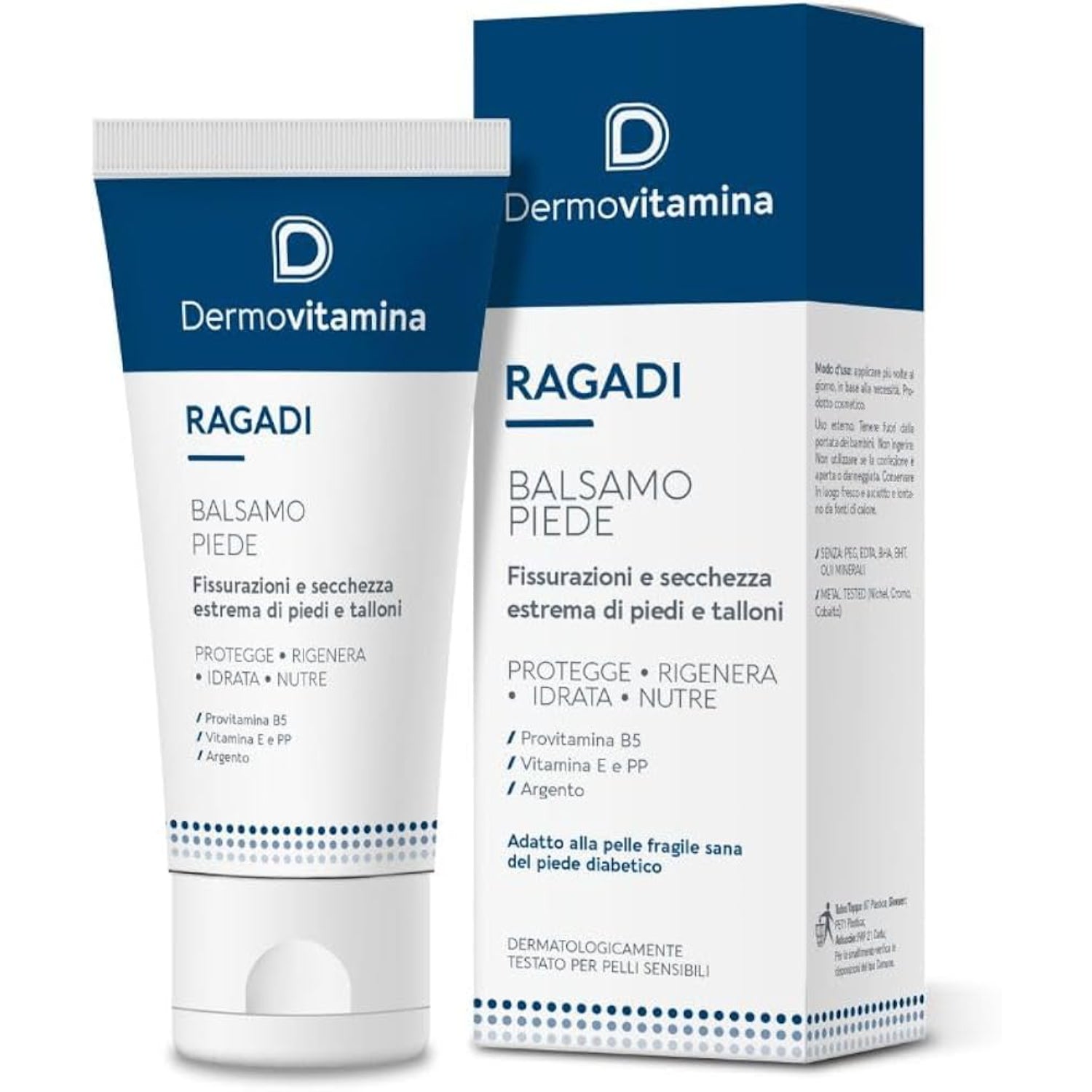 Dermovitamina Ragadi | Balsamo Piedi Argento | 75ml