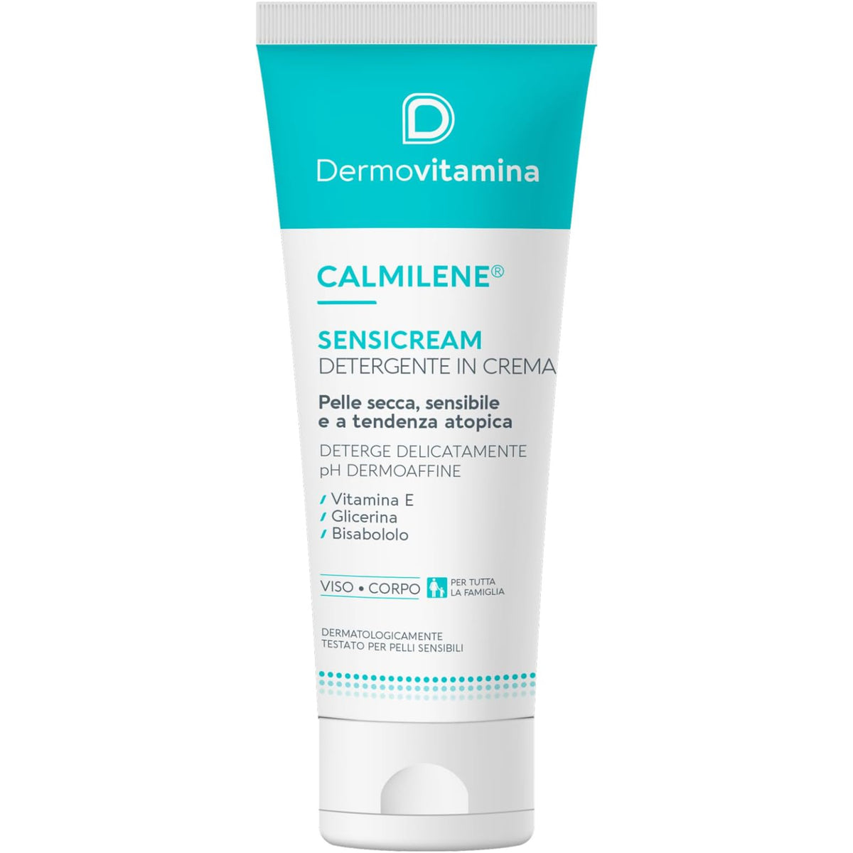 Dermovitamina Calmilene Sensicream | Detergente Crema Pelle Secca Sensibile | 250ml  