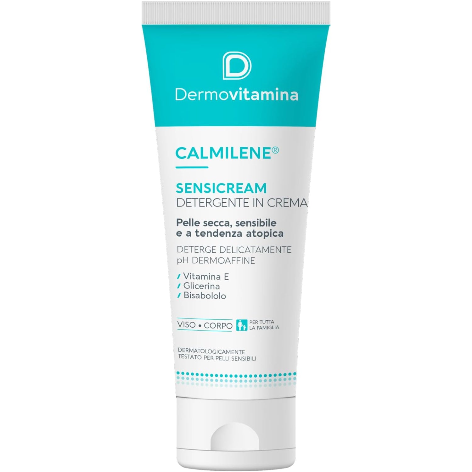 Dermovitamina Calmilene Sensicream | Detergente Crema Pelle Secca Sensibile | 250ml
