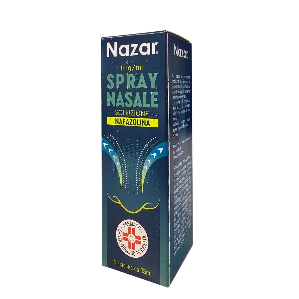 Nazar | Spray Nasale Nafazolina Nitrato 0,1% | 15ml  