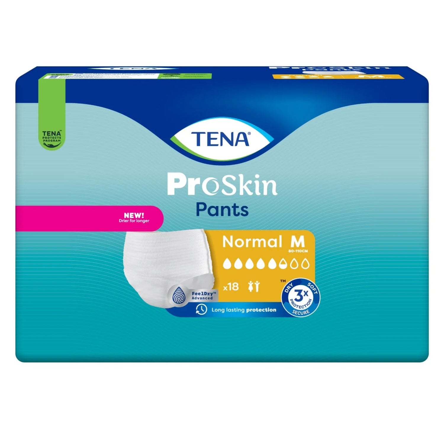 Tena Pants Normal Pannoloni Mutandine Assorbenti Taglia M 18 Pezzi
