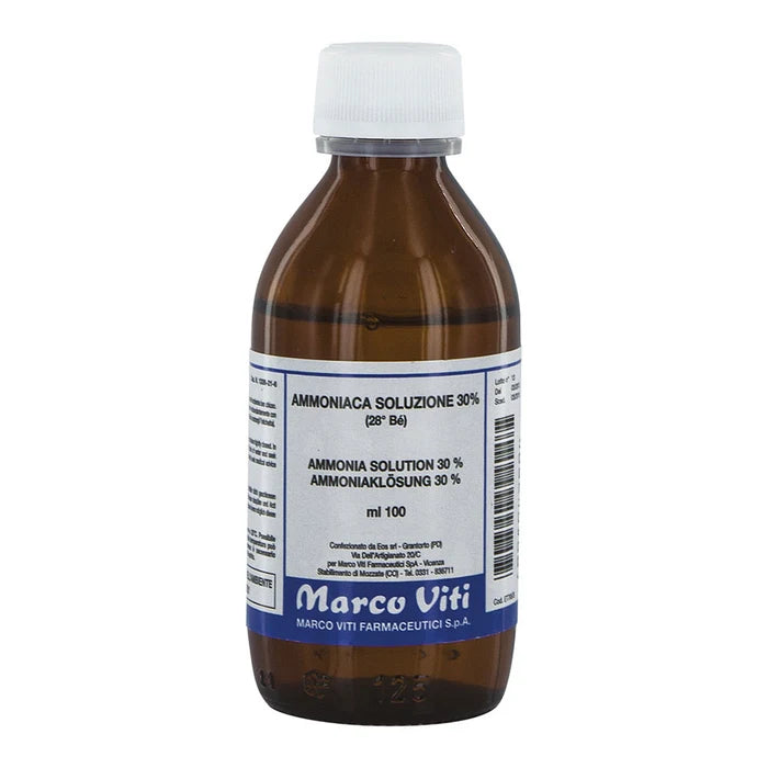 Marco Viti Ammoniaca Liquida 30% | Soluzione Caustica Punture Insetti | 100 ml
