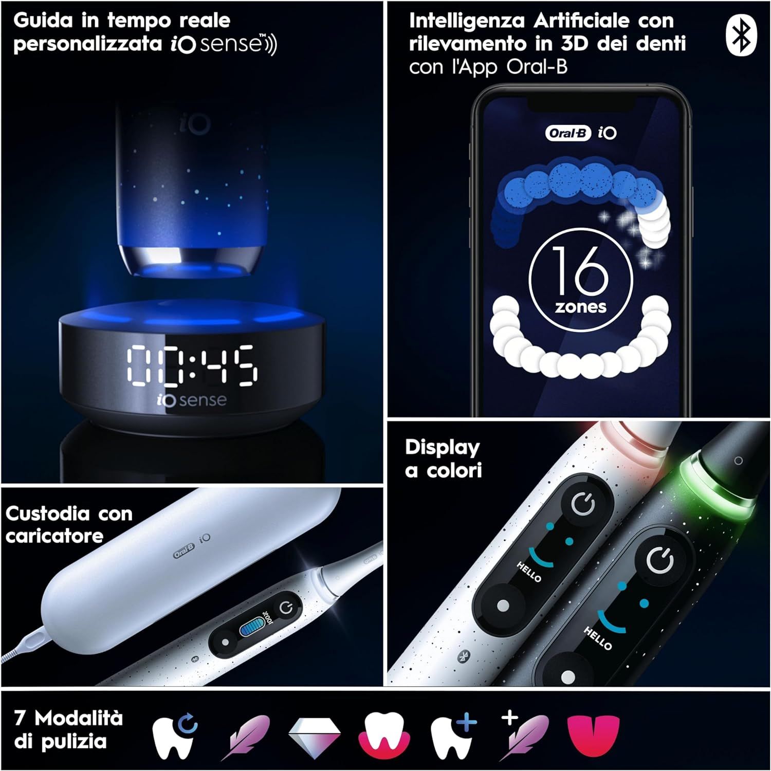 Oral-B iO Serie 10 Spazzolino Elettrico Black 5