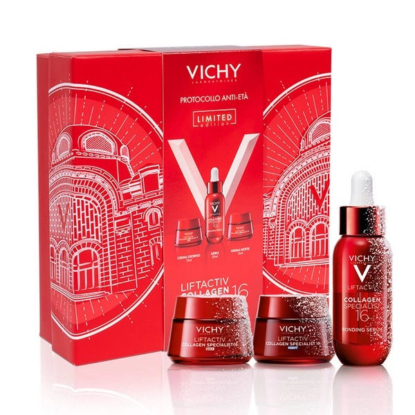 Vichy Cofanetto Spa Protocollo Antietà Liftactiv Collagen Specialist 16 Siero 30ml + Crema Giorno 15ml + Crema Notte 15ml  