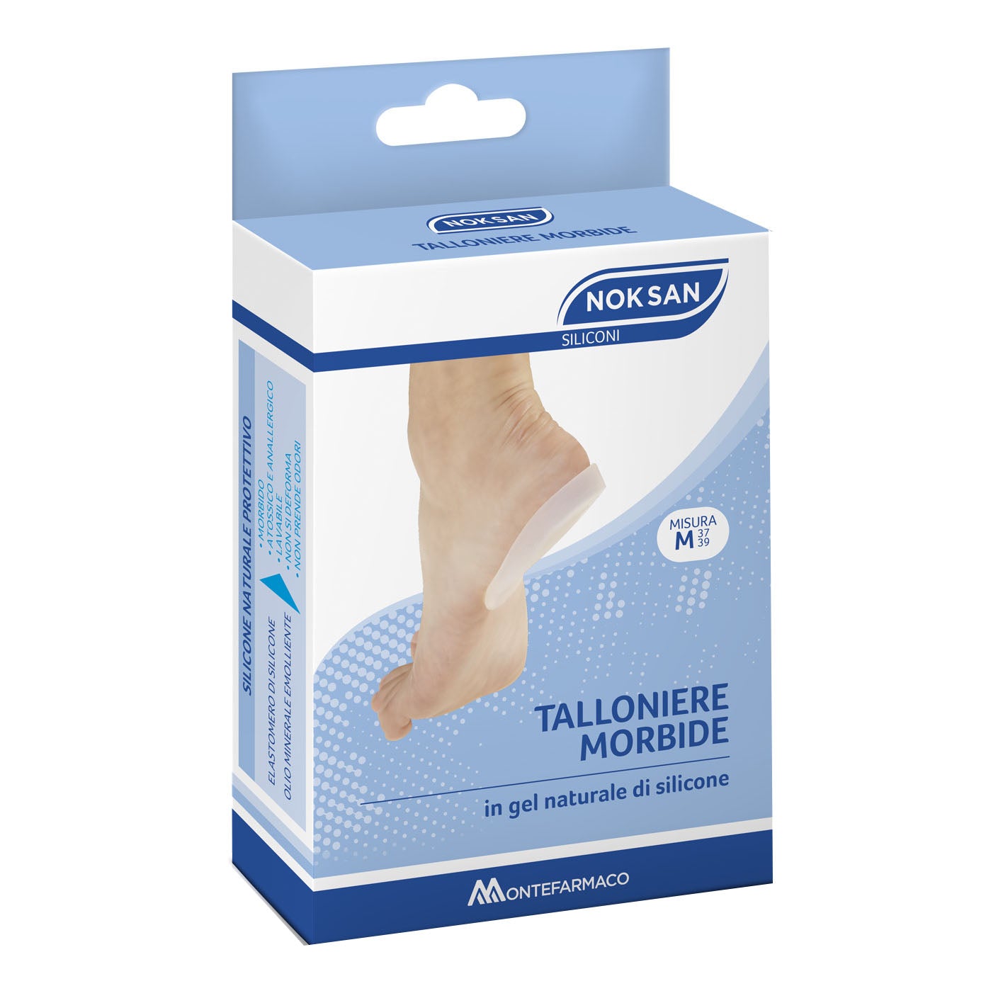 Noksan Talloniere Morbide In Gel Naturale Di Silicone Taglia L 2 Pezzi
