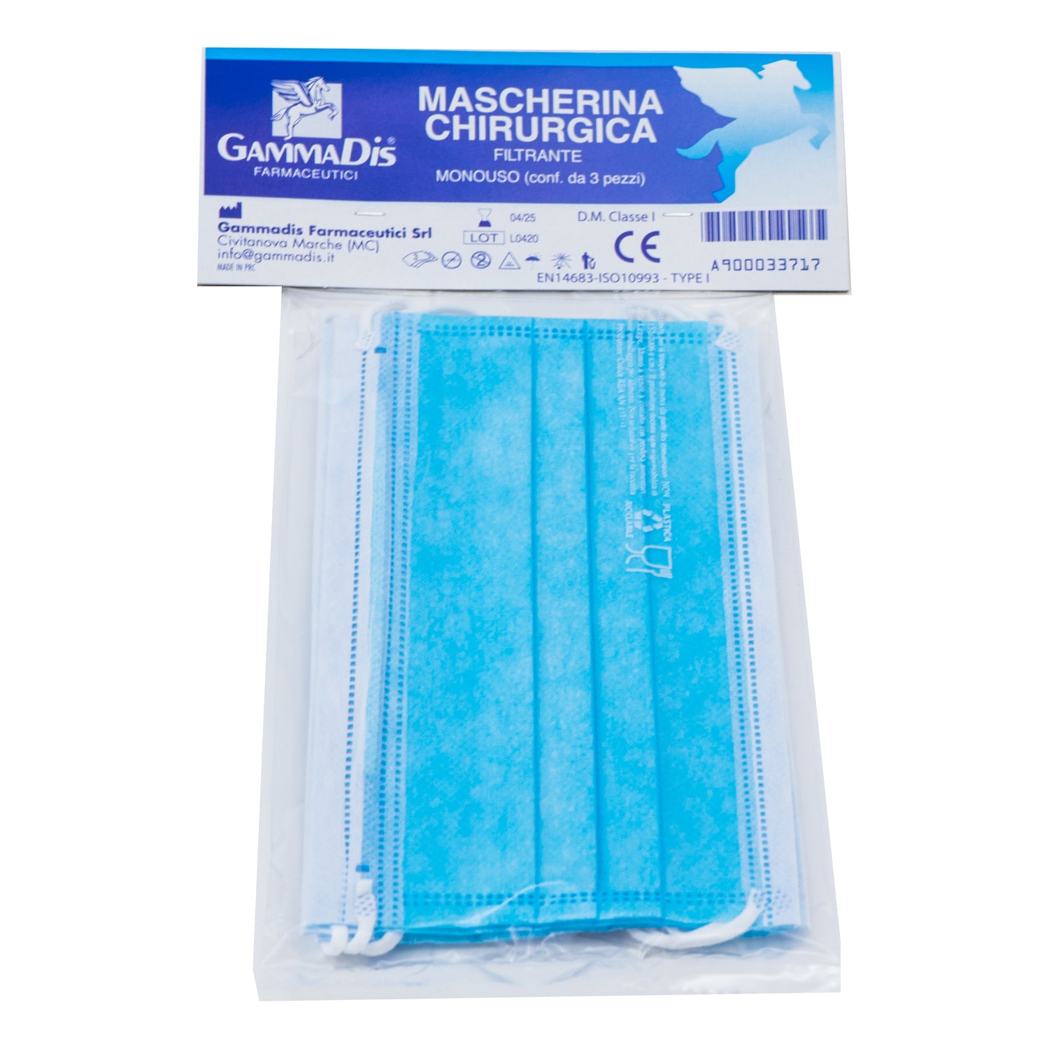 GAMMADIS MASCHERINA CHIR 3PZ