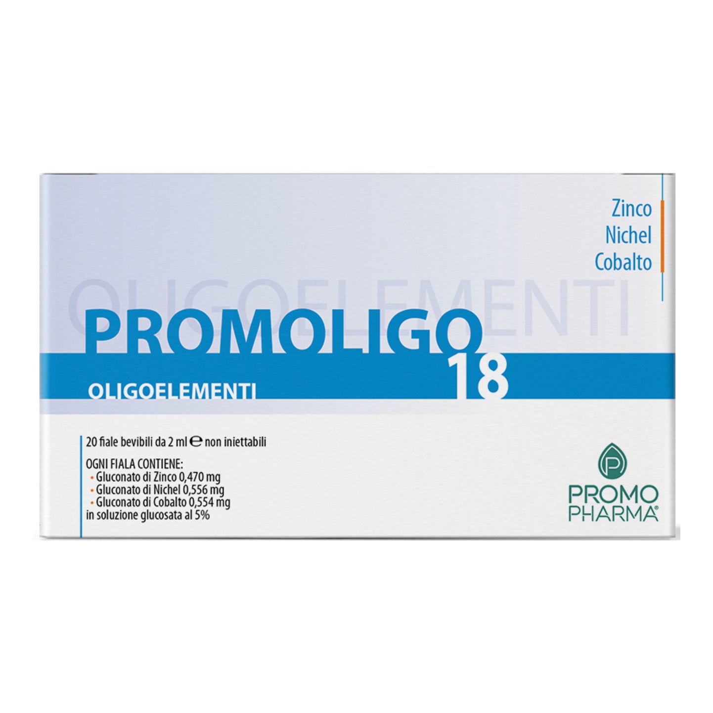 PROMOLIGO 18 ZN/NI/CO 20F 2ML
