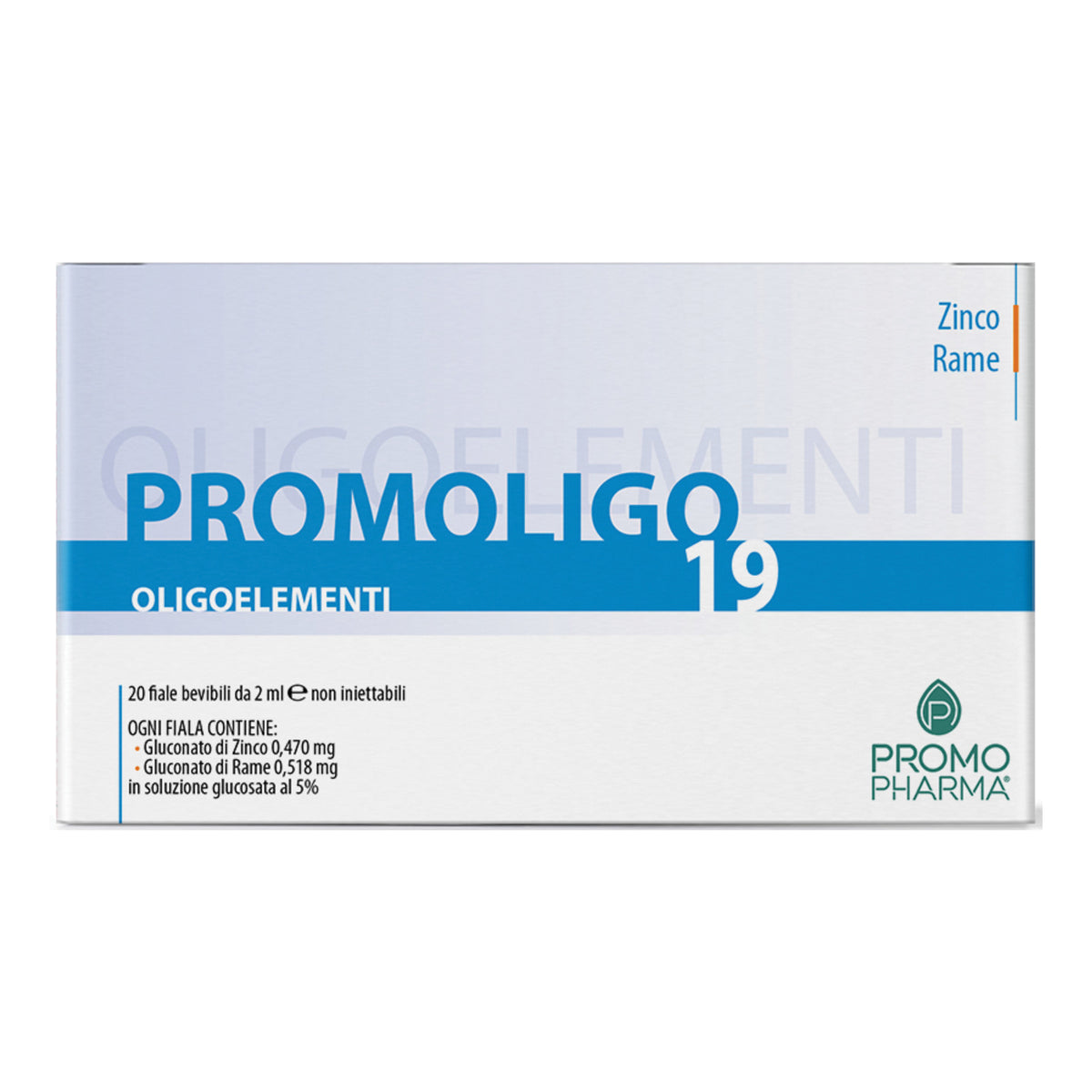 PROMOLIGO 19 ZN/CU 20F 2ML  