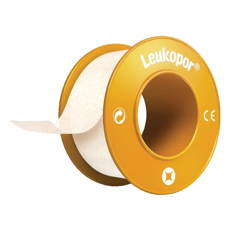 Leukopor Cerotto Su Rocchetto Traspirante E Flessibile Per Cute Sensibile - 1.25cm X 5m  