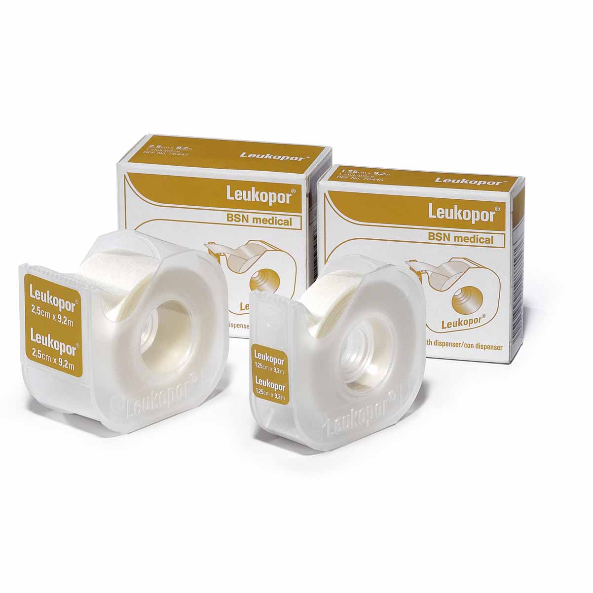 Leukopor Cerotto Su Rocchetto Traspirante E Flessibile Per Cute Sensibile - Con Dispenser 9,2m X 1,25cm
