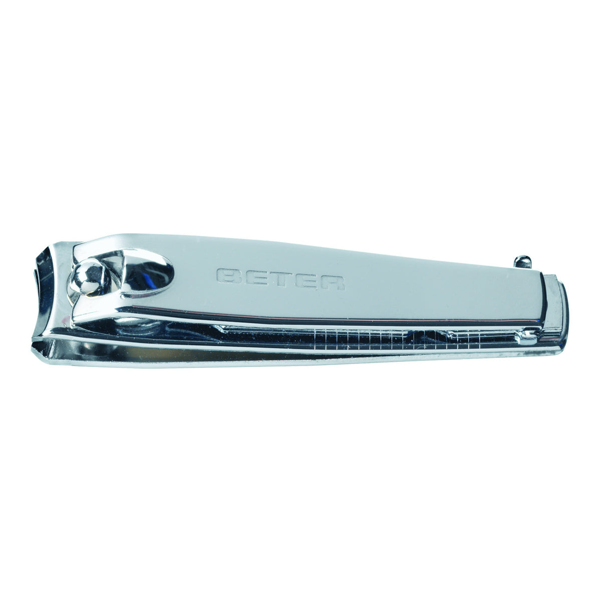 Beter Tagliaunghie Manicure Cromato | Acciaio con Lima Taglio Curvo Preciso | 5,5 cm  