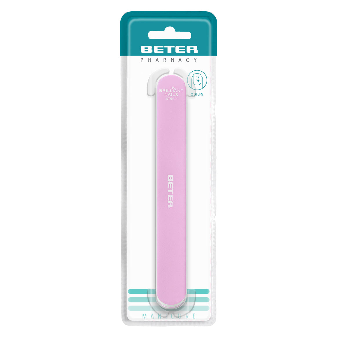 Beter Lima Lucida Unghie Professionale | Sistema Due Fasi Brillantezza Naturale | 17,5 cm  