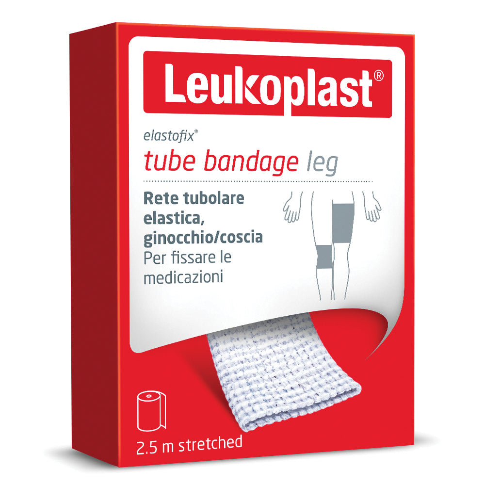 Leukoplast Elastofix Rete Tubolare Elastica Ginocchio / Coscia 2,5 Mt  