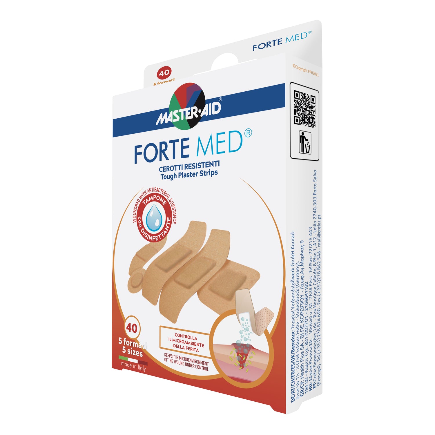 Master Aid Fortemed Cerotti 5 Formati 40 Pezzi