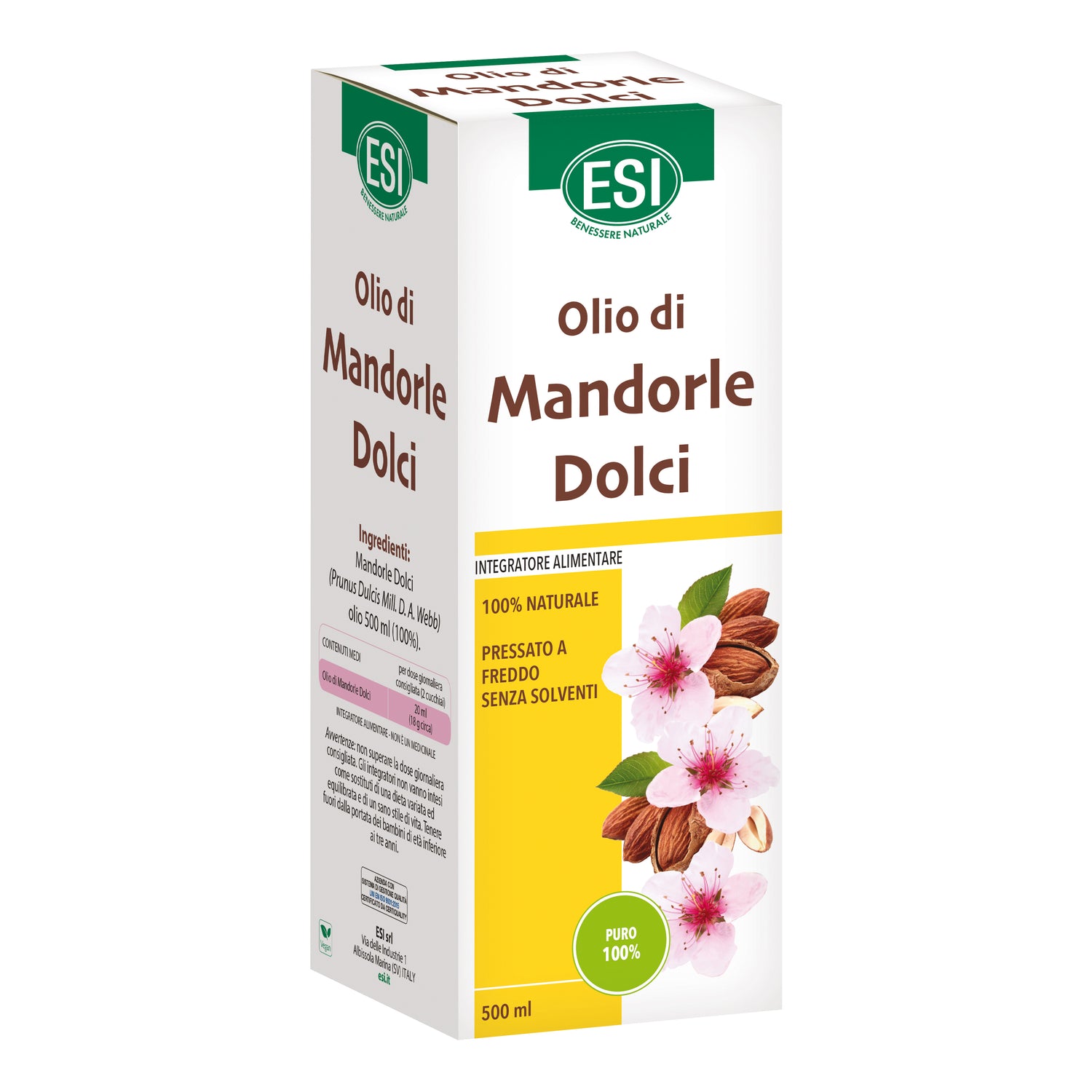 Esi Olio Mandorle Dolci 500 ml