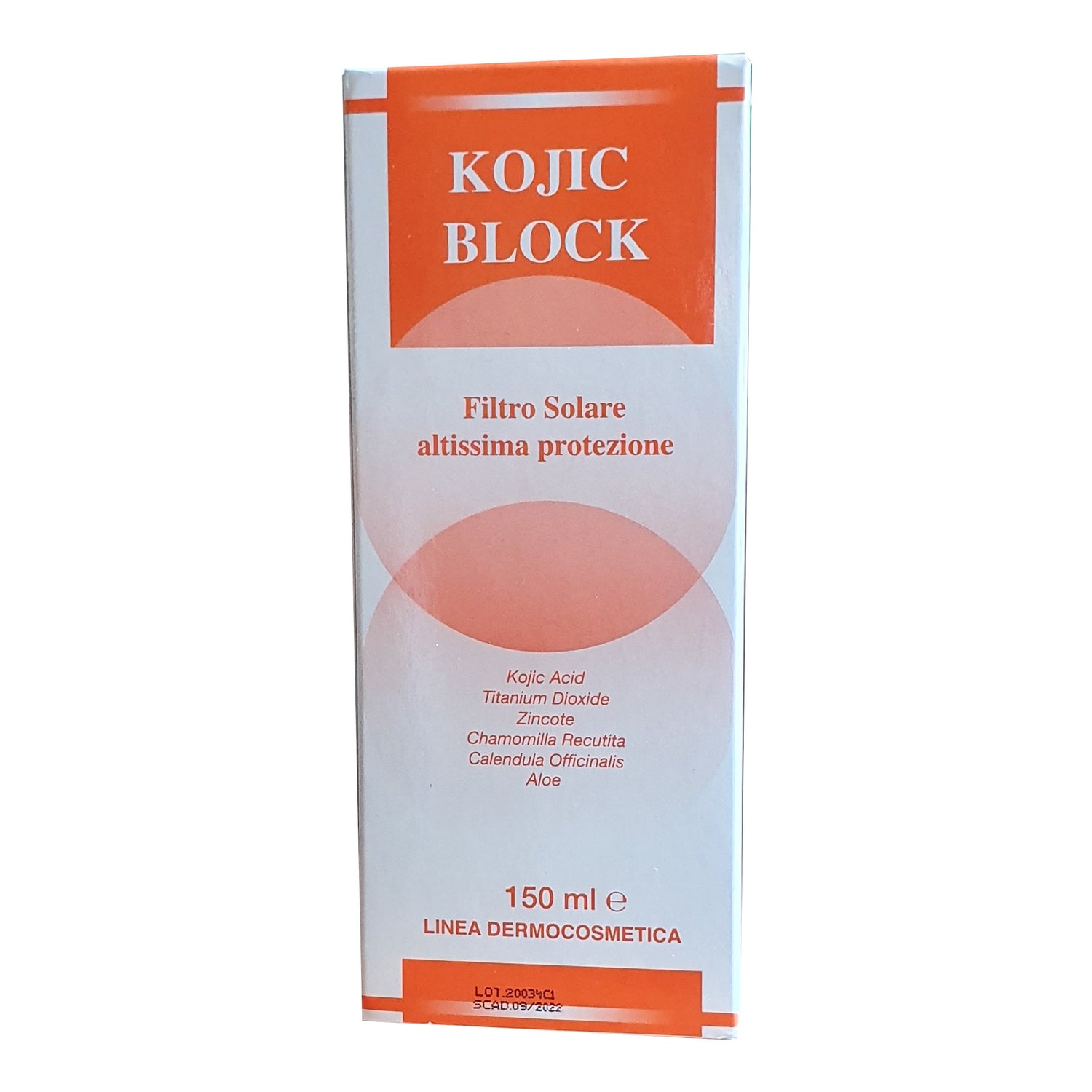 KOJIC BLOCK CREMA SOLARE 150ML
