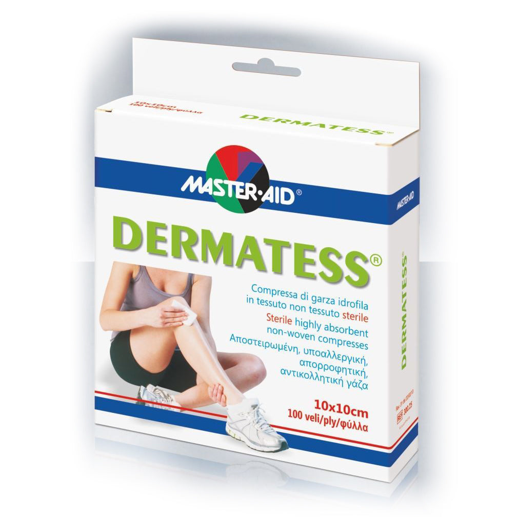 Master Aid Dermatess Compresse Di Garze Sterili 36 X 40 Cm 12 Pezzi