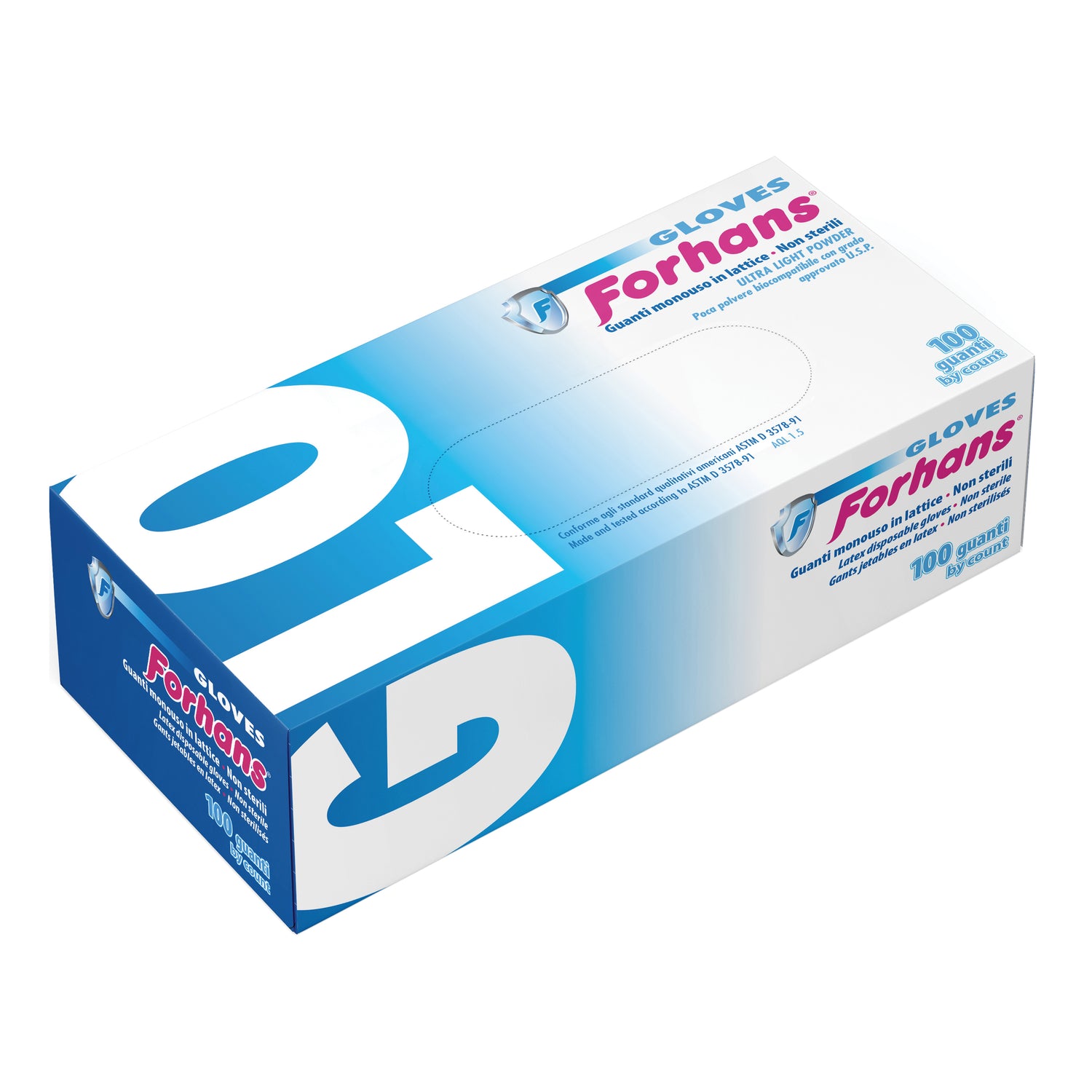 FORHANS GUANTI LATT M 100PZ