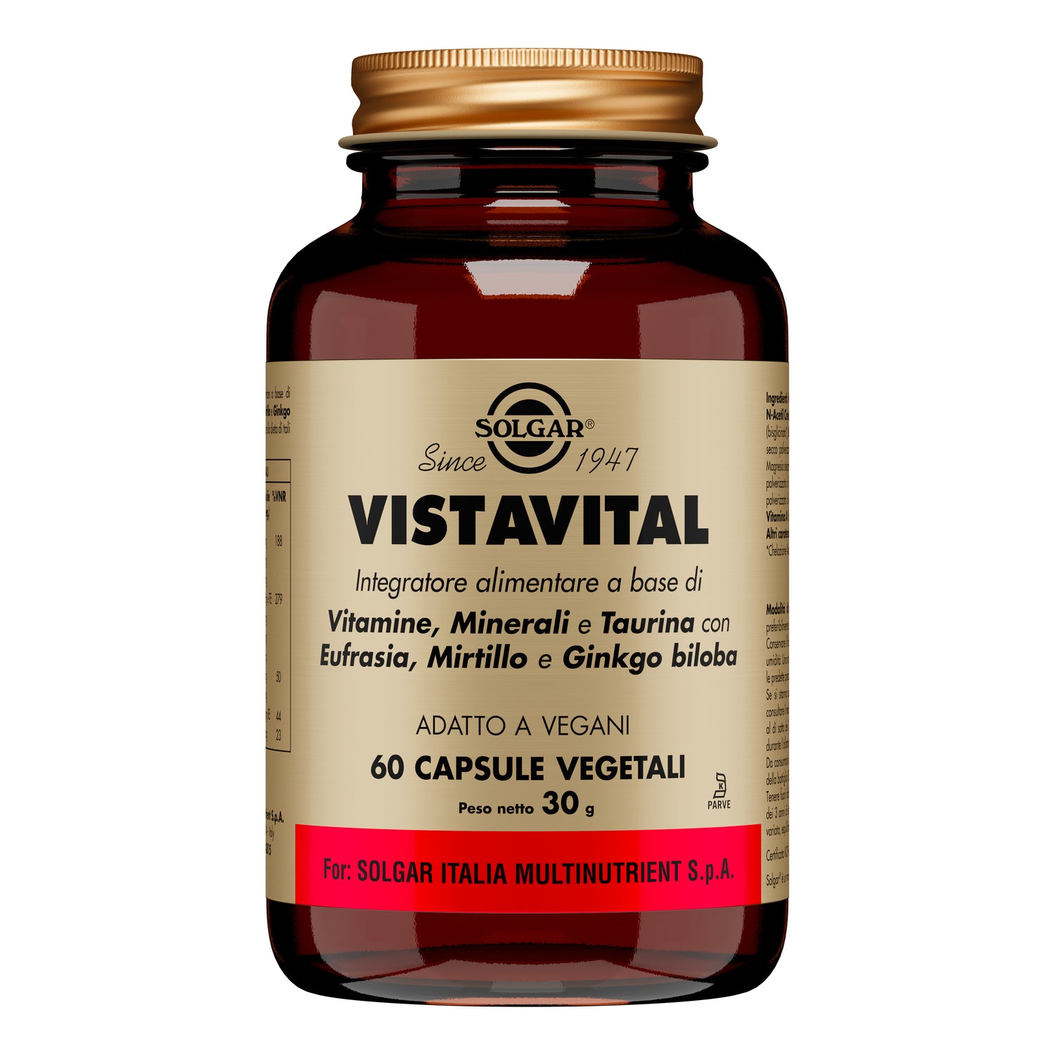 Solgar - Vistavital 60 Capsule Vegetali