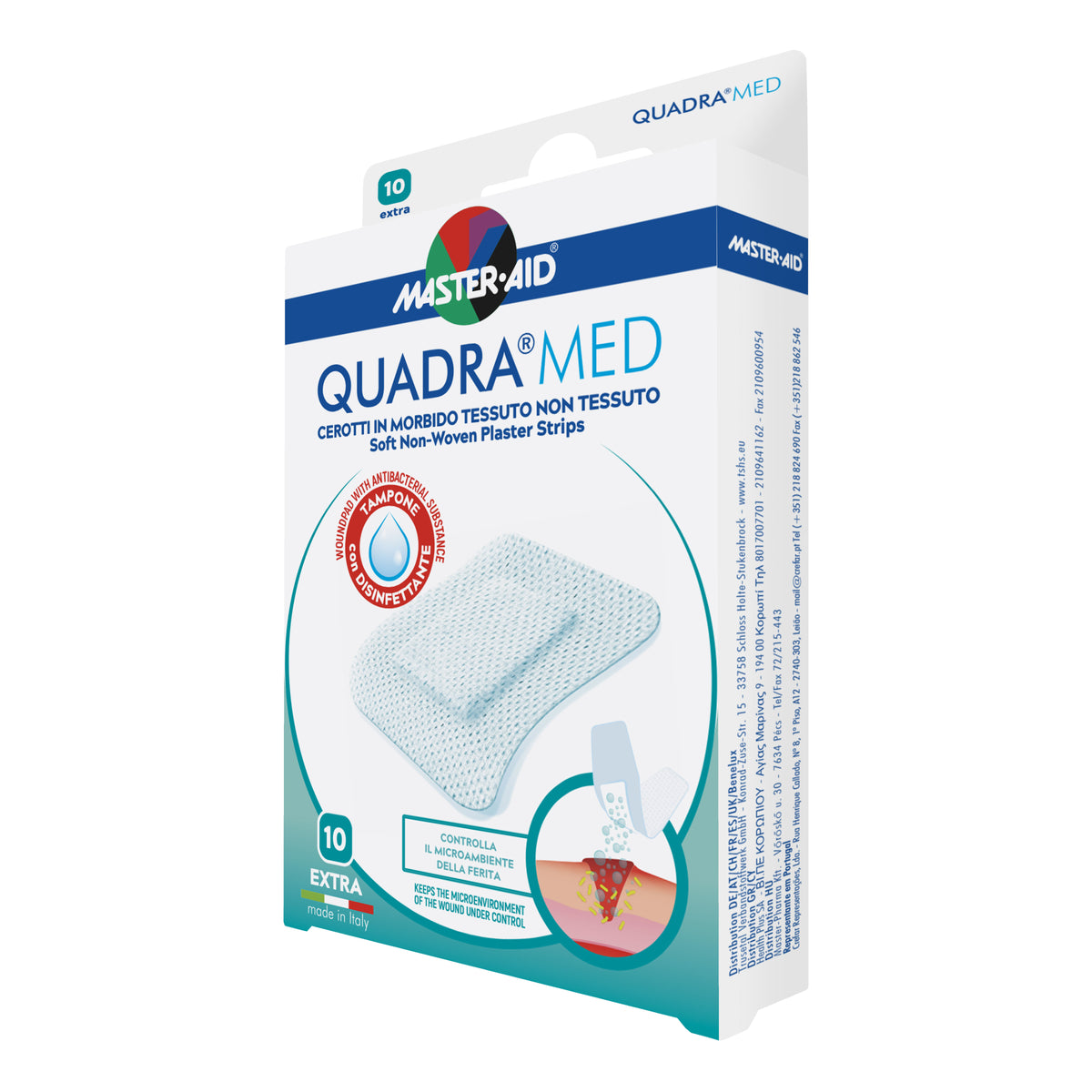 Master Aid Quadramed Cerotti Misura Extra 45 X 57mm 10 Pezzi  