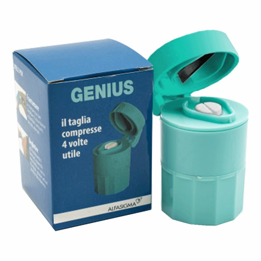 Genius Tagliapillole Portapillole Frantumapillole 3 In 1