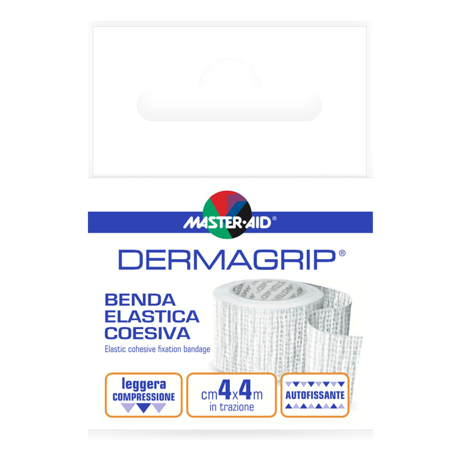 Master Aid Dermagrip Benda Elastica Auto-Bloccante 4cm X 4mt