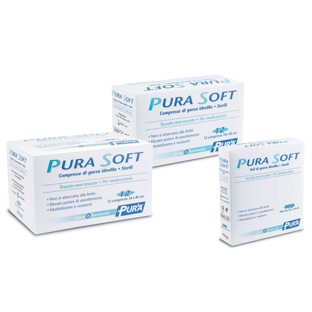 PURA SOFT GARZA 18X40CM 12PZ
