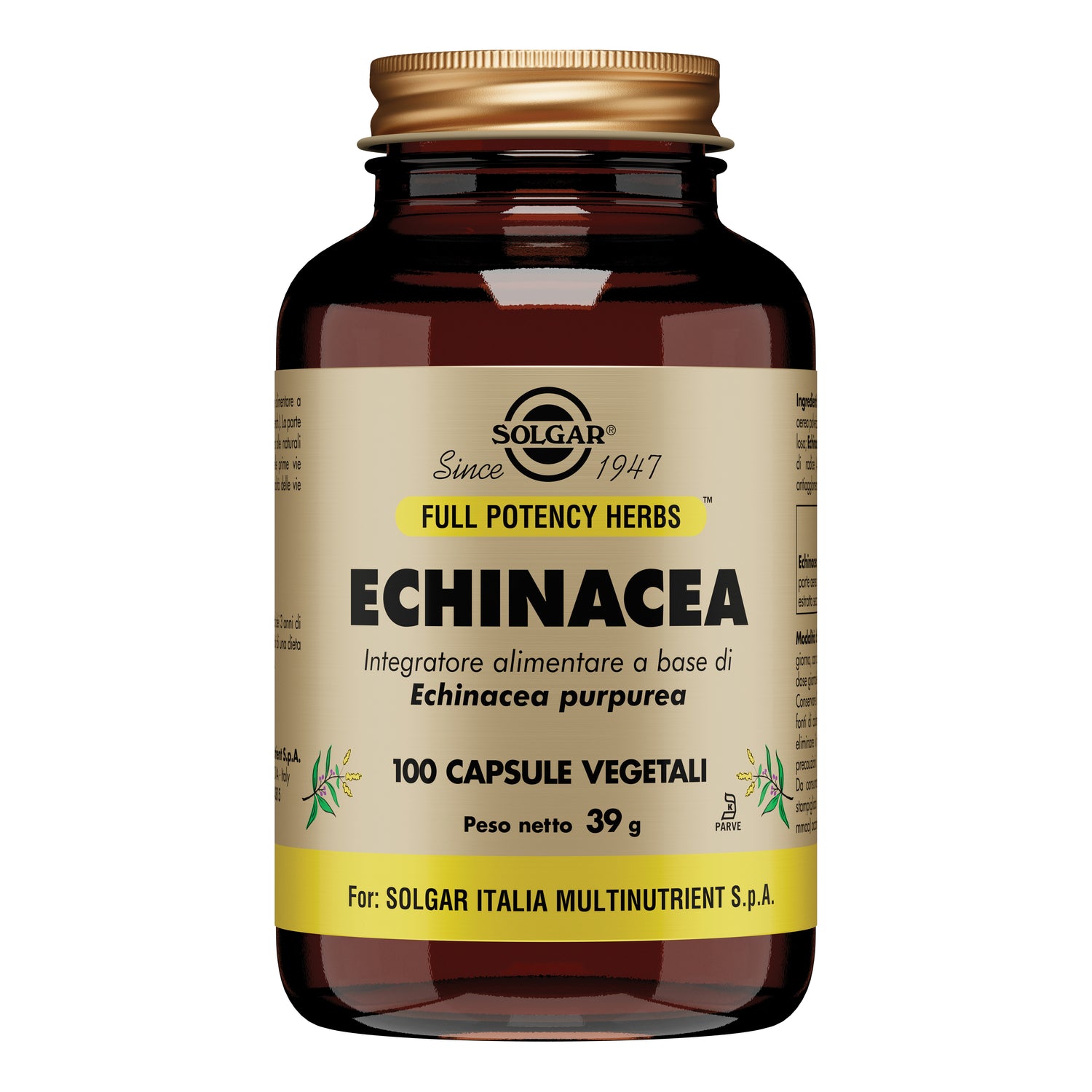 Solgar - Echinacea 100 Capsule Vegetali