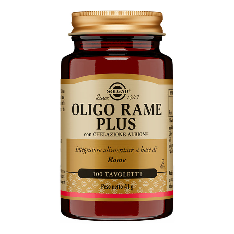 Solgar - Oligo Rame Plus 100 Tavolette  