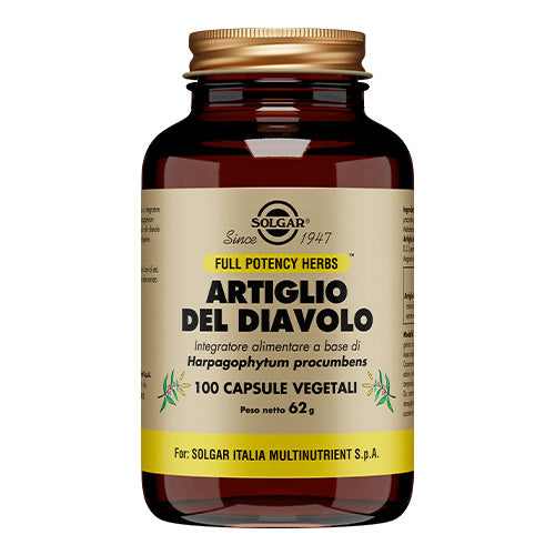 Solgar - Artiglio del Diavolo 100 Capsule Vegetali